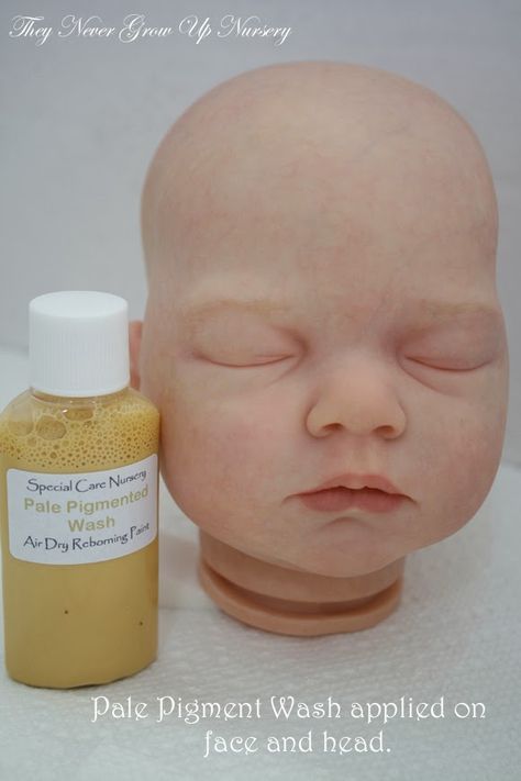 Bb Reborn, Doll Making Tutorials, Rock A Bye Baby, Reborn Doll Kits, Realistic Baby Dolls, Baby Painting, All This Time, Paint Remover, Doll Painting