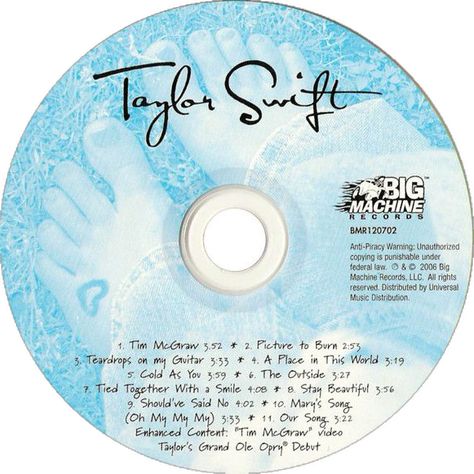 Taylor Swift Debut Album, Taylor Swift Cd, Taylor Swift 2006, Mary's Song, Still Love Her, Happy Thanksgiving Quotes, Tim Mcgraw, Universal Music Group, Taylor Swift Album