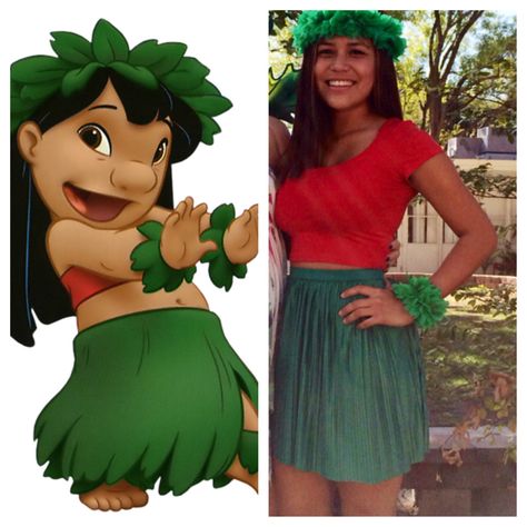 My DIY Lilo costume! Like and Repin. Noelito Flow. Noel new songs. follow http://www.instagram.com/noelitoflow                                                                                                                                                      More Diy Lilo Costume, Lilo Costume, Lilo Dress, Lilo And Stitch Costume, Stitch Costume, Costume Disney, Holloween Costume, Diy Kostüm, Disney Halloween Costumes