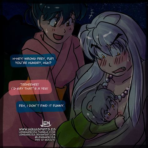 Stars by Len 14 Comic Library, Inuyasha Comics, Inuyasha Characters, Inuyasha Funny, Inuyasha Love, Inuyasha X Kagome, Tiny Miracles, How To Believe, Inuyasha Fan Art