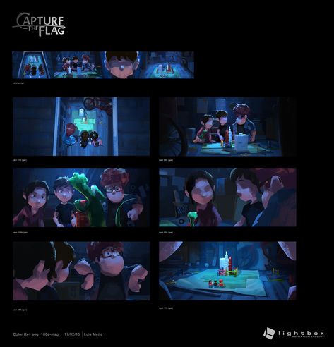 Colour Keys Animation, Lighting Keys Animation, Color Keys Animation, Color Key Concept Art, Color Script Animation, Sequence Art, Animation Concept Art, Capture The Flag, Color Script