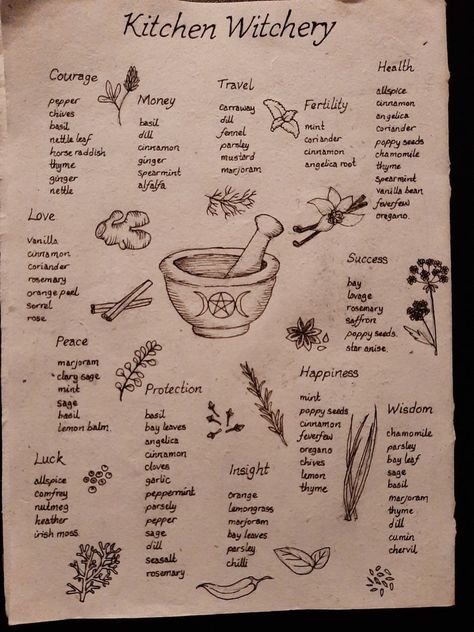 Witch Herbs, Magia Das Ervas, Green Witchcraft, Witchcraft Books, Wiccan Magic, Natural Magic, Grimoire Book, Magic Spell Book, Kitchen Witchery