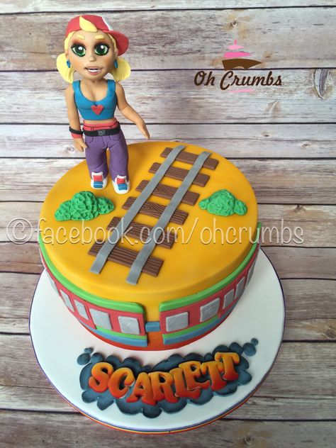 Surfer Cake, Surfer Party, Subway Surfer, Surf Cake, David 8, Surf Birthday Party, Subway Surf, Surf Birthday, Fabulous Cakes