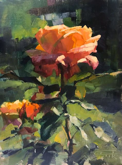 Oil Painting Techniques, Oil Painting For Sale, Floral Oil Paintings, Still Life Oil Painting, The Trinity, Water Art, Oil Painting Flowers, Garden Roses, San Antonio Texas