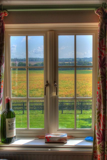 english countryside Cotswold Cottage, Beautiful Windows, Looking Out The Window, Window View, Through The Window, Through The Looking Glass, English Cottage, English Countryside, Amazing Places