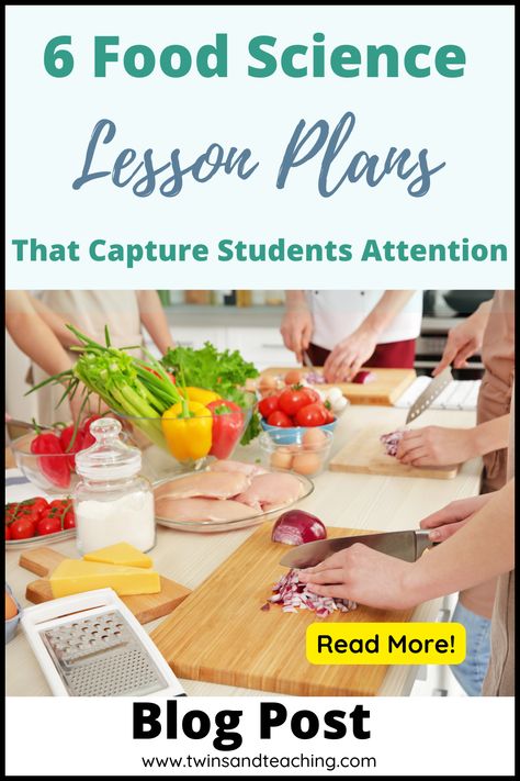 Technically speaking, food science is the study of the physical, biological, and chemical properties of food and how these properties affect the processing, preservation, and safety of food products. We're sharing six of our favorite ideas on the Blog! Cooking Lesson Plans, Food Science Experiments, Food Product Development, What Is Food, Kitchen Science Experiments, Lesson Plan Ideas, Kitchen Science, Food Texture, Family And Consumer Science
