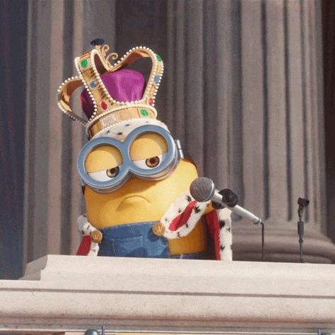 King Bob - Minions | Minions funny, Minions wallpaper, Minions bob Mic Drop Meme, Minions Animation, Minions Minions, April Fool's Prank, Minion Gif, Minions Bob, Minion Movie, Minion Pictures, Cute Minions