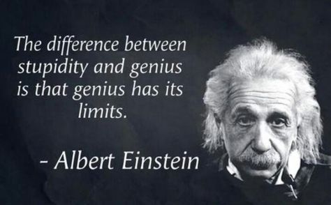 Stupidity knows no bounds Science Quotes, Albert Einstein Quotes, Einstein Quotes, Philosophy Quotes, Badass Quotes, Deep Quotes, People Quotes, Quotable Quotes, Amazing Quotes