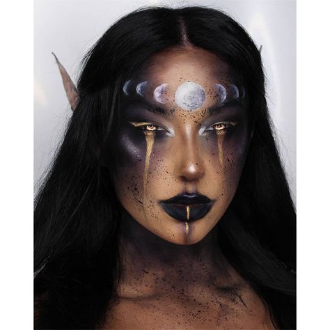 Maquillage Halloween Simple, Halloweenský Makeup, Holloween Makeup, Drag Make-up, Halloween Makeup Pretty, Cool Halloween Makeup, Witch Makeup, Face Art Makeup, Amazing Halloween Makeup