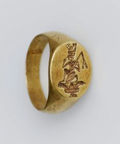 Signet ring Nubian Meroitic Period 2nd—3rd century A.D. Gammai ... Egypt Jewelry, Ancient Egyptian Jewelry, Ancient Jewellery, Long Pearl Necklaces, Egyptian Jewelry, Pearl Jewelry Necklace, Ancient Jewelry, A King, Gems Jewelry