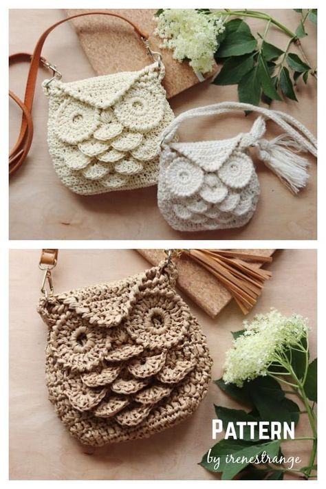 Owl Purse, Handbags Patterns, Owl Bag, Purse Pattern, Crochet Bag Pattern Free, Bag Pattern Free, Start Knitting, Crochet Handbags Patterns, Handbag Pattern