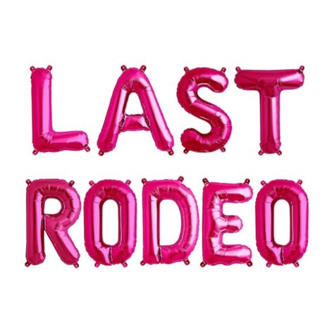 LAST RODEO 🤠 The perfect pairing: @thegingerbearbakery ‘s epic cake with @burntisland_occasions cake topper and our awesome Last Rodeo Collection! 💗 SWIPE for inspo! 📸 Image one: @thegingerbearbakery Rodeo Balloons, Rodeo Decorations, Hen Party Balloons, Hen Party Decorations, Last Rodeo, Bridesmaid Duties, Cowboy Decorations, Balloon Ribbon, Pink Foil