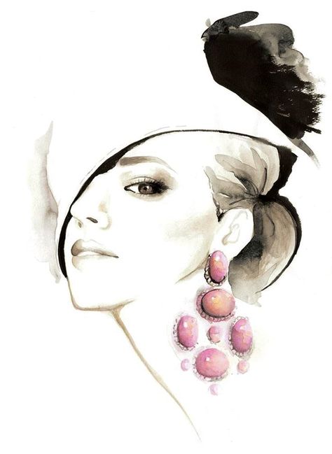 Fashion Sketches Face, Sketches Face, Vogue Fashion Photography, Face Watercolor, Fashion Sketches Men, Fashion Illustration Face, Studio Photography Fashion, Fashion Drawing Sketches, Fashion Drawing Tutorial