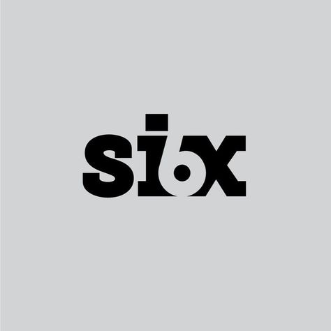 Hidden 6 in Six - The use of black and white space in Logo Design Logo Intelligent, Typographie Logo, News Logo, Logo Monogramme, Joe Black, Negative Space Logos, Typographic Logo Design, Inspiration Logo Design, Clever Logo