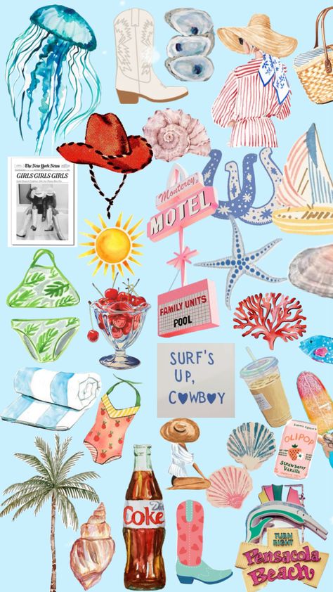 💌🪩👙🐚🤠💘#costalcowgirl #aesthetic #cowgirl #cowgirlaesthetic #costalcowgirlaesthetic Aesthetic Cowgirl, Cowgirl Room, Costal Cowgirl, Dorm Wall Art, Cowgirl Aesthetic, Iphone Wallpaper Photos, Tattoo Flash Art, Coastal Cowgirl, Cute Patterns Wallpaper