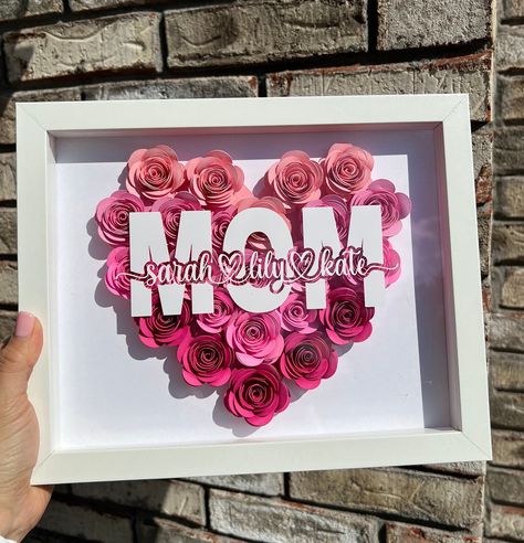 Flower shadow box ideas