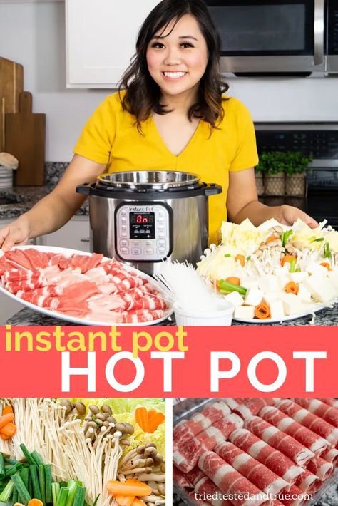 Shabu Shabu Recipe in the Instant Pot! + VIDEO - Tried, Tested, + True Shabu Shabu Recipe, Hot Pot Recipes, Japanese Hot Pot, Hot Pot Recipe, Japanese Meals, Instant Pot Tips, Recipe Instant Pot, Down Wedding Hairstyles, Best Instant Pot Recipes