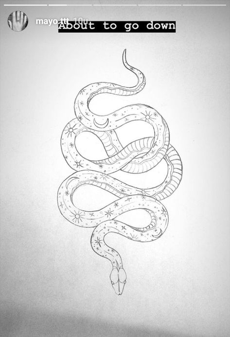 tattoo designed by @mayo.ttt snake with moon and sun drawings. lines. small. Snake Moon Sun Tattoo, Sun And Moon Snake Tattoo, Snake And Moon Spine Tattoo, Snake And Sun Tattoo, Snake Tattoo With Moon, Moon And Snake Tattoo Designs, Snake Line Drawing, Snake And Moon Tattoo, Sun Moon Snake Tattoo