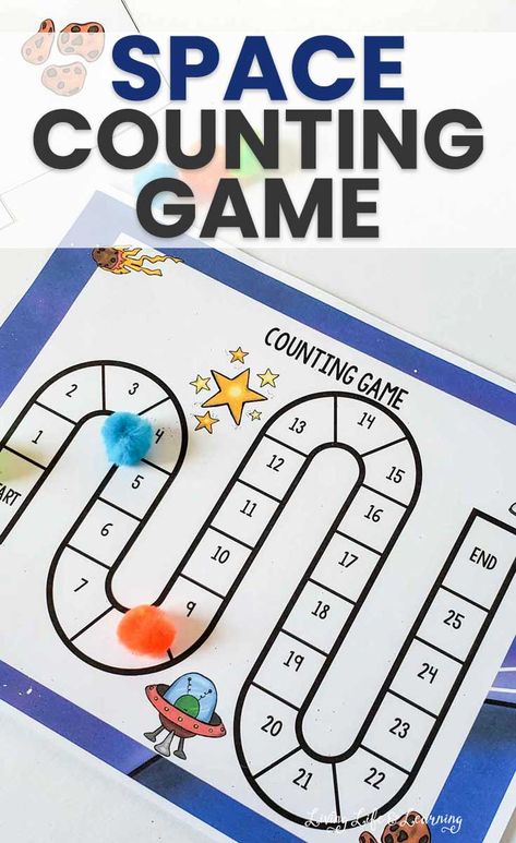 Space Activities Preschool, Space Math, Space Games For Kids, Kids Math Activities, Space Theme Preschool, Space Preschool, Preschool Math Games, Space Crafts For Kids, Space Classroom