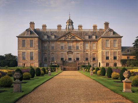 Modern English Country, Old Money House, Country Garden Design, Belton House, 19th Century London, Ornate Garden, English Manor Houses, Country Estates, British Country