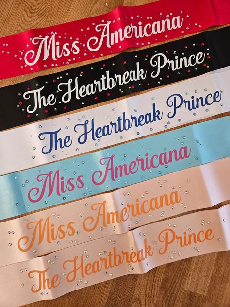 Heartbreak Prince Outfit, Stud Prom, Taylor Swift Halloween Costume, Pageant Sashes, Americana Outfits, Diy Prom, Prince Costume, Miss Americana, Prince Clothes