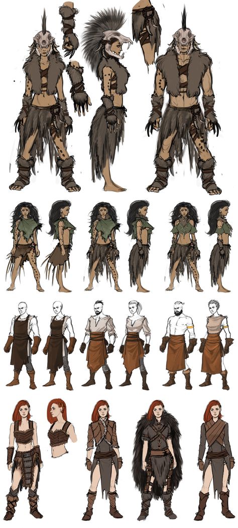 Caveman Concept Art, Conan Exiles Concept Art, Conan Exiles Art, Desert Clothing Concept Art, Clothing Concept Art, Costume Concept Art, Barbarian Costume, Costume Concept, Art Studio Ghibli