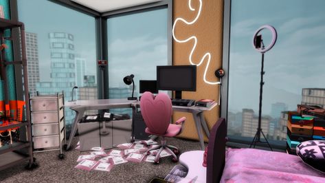 Sims 4 Apartment Layout 1310 21 Chic Street, San Myshuno Apartments Sims 4, Sims 4 2 Bedroom Apartment, Sims 4 Girly Apartment, Sims 4 Urban Apartment, Apartment Cc Sims 4, Sims 4 San Myshuno Apartment, Sims 4 Cc Apartment, Sims 4 Apartment Cc