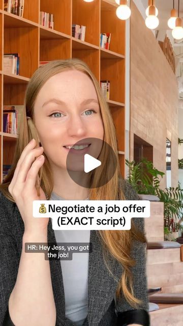 422K views · 18K likes | Jessica Spangler on Instagram: "How to negotiate a job offer (EXACT script)! 💰 If your salary ask fails, there’s still PLENTY you can ask for! @ecommjess wants to know in the comments: What else have negotiated? . . . #salary #job #career #raise #work #careerdevelopment #careeradvice #lifehacks #negotiate #money #moneytips #womensupportingwomen" How To Ask About Salary In An Interview, How To Negotiate Salary After Job Offer, Negotiating Salary New Job, How To Negotiate Salary New Job, Powerpoint Animation, Negotiating Salary, Job Advice, Job Interviews, Professional Powerpoint