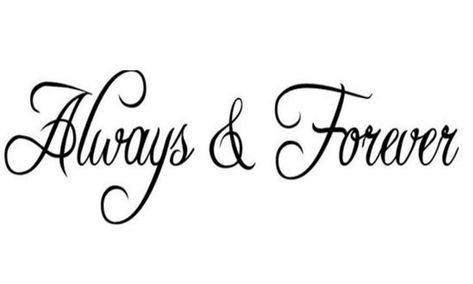 Forever Tattoo Fonts, Always And Forever Tattoo, Always Tattoo, Forever Tattoo, Bestie Tattoo, Forever And Always, Tattoo Lettering Fonts