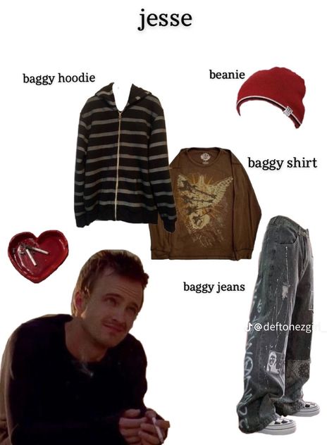 Jesse Pinkman Halloween Costume, Jesse Pinkman Halloween, Punk Costume, Breaking Bad Jesse, Baggy Shirt, Holloween Costume, Baggy Hoodie, Baggy Clothes, Classy Aesthetic