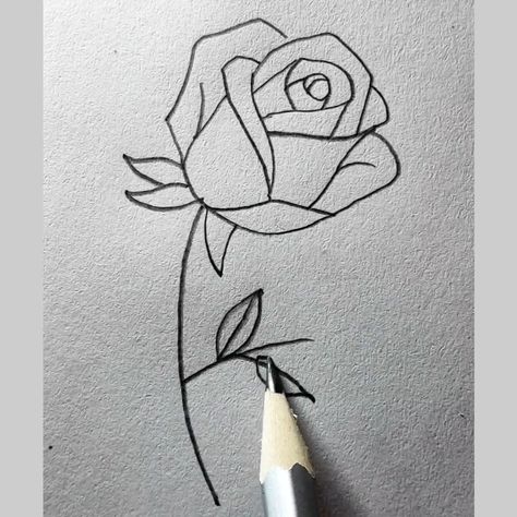 How To Draw A Rose, Flower Pattern Design Prints, Spongebob Drawings, Rose Sketch, Sunflower Drawing, Art Style Challenge, Rose Drawing, Simple Rose, Flower Pattern Design