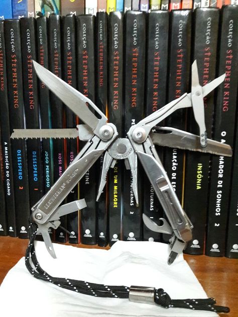 Leatherman Surge and Books  Stephen King Leatherman Surge, Female Anatomy, Everyday Carry, Stephen King, Anatomy, Gadgets, Tools, Books