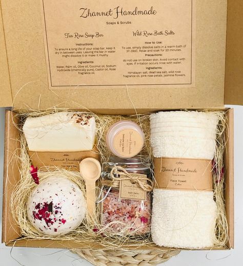 Handmade Soap Packaging, Bath Bomb Packaging, Salt Bath, Gift Baskets For Women, Diy Gift Set, Bath Gift Set, Best Meditation, Spa Gift Box, Soap Gift Set