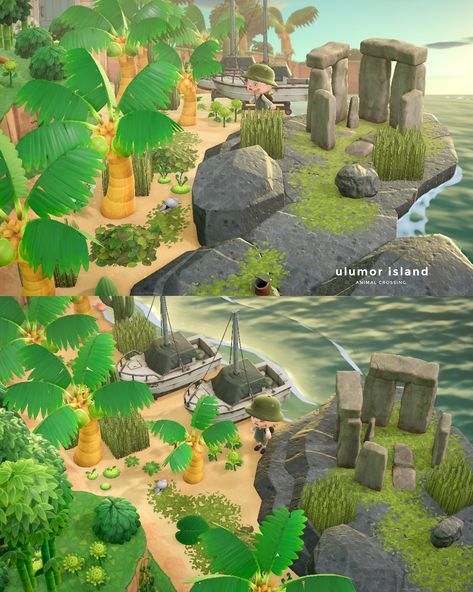 Waterfall House, Island Theme, New Animal Crossing, Animal Crossing Game, Jungle Animals, Animal Crossing, Poppies, Animals