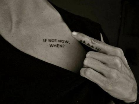 Go Live Tattoo, Tiny Quote Tattoos, One Life Tattoo, Tattoo Word Fonts, Tattoo Words, Live Tattoo, If Not Now When, Small Shoulder Tattoos, Small Quote Tattoos