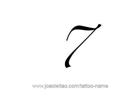 Tattoo Design Number Seven Number 7 Tattoo Fonts, 777 Tattoo Design Font, Seven Tattoo Number, Number 7 Tattoo Design, Number Seven Tattoo, 7 Number Logo, 7 Tattoo Number Design, Number 7 Tattoo, 777 Tattoo Ideas