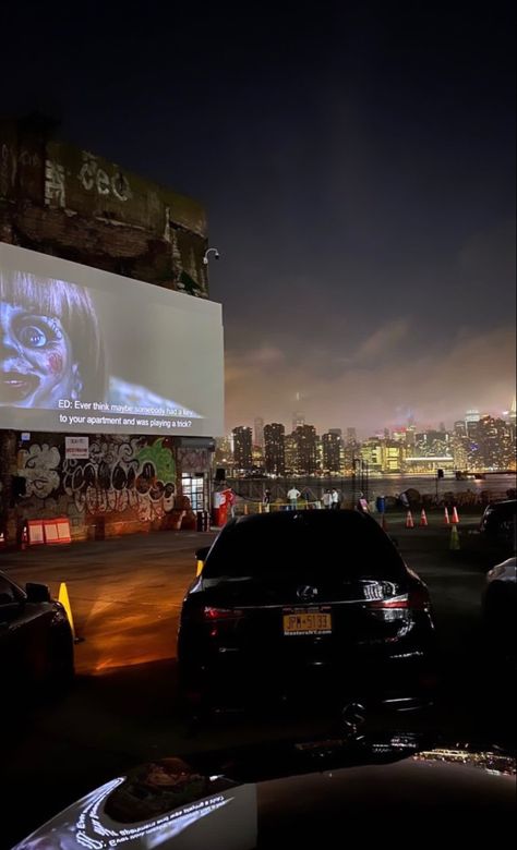 Movie Drive In Date, Drive In Movie Date, Drive Thru Movie, Alphabet Dating, Dream Dates, Movie Date, Nyc Skyline, In Aesthetic, Summer Fun List