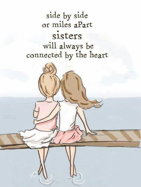 Sisters are the only ones who understand your heart and your mind. Someone who is always there for you, a shoulder to cry on, to boost you up and give you the brutal honest truth when you need it. To all my sisters out there, I love you :) Fii Puternic, Sisters Wall Art, Sisters Quotes, Heather Stillufsen, Leo Buscaglia, Joe Perry, Love My Sister, Sisters Forever, Miss You Cards