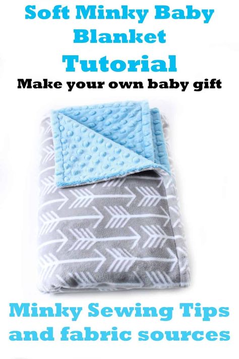 Minky Blanket Tutorial, Baby Blanket Sewing, Blanket Sewing, Baby Blanket Tutorial, Arrow Nursery, Trendy Baby Blankets, Best Baby Blankets, Nursery Diy, Diy Baby Blanket