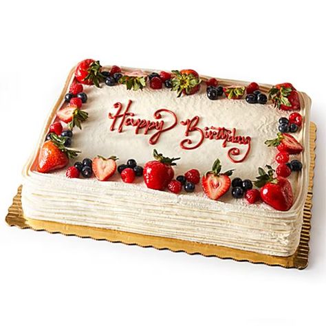 1/2 Sheet Chantilly Cake | Publix Super Markets Publix Cakes, Publix Bakery, Chantilly Cake, Cake Almond, Beautiful Cake, Cream Frosting, 50th Wedding Anniversary, Sheet Cake, Delivery Groceries