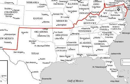 MASONDIXON LINE | This blue line represents the Mason-Dixon Line. United States Geography, Mason Dixon Line, Nyc History, Ancestry Genealogy, My Old Kentucky Home, History Channel, Historical Novels, Educational Websites, State Map