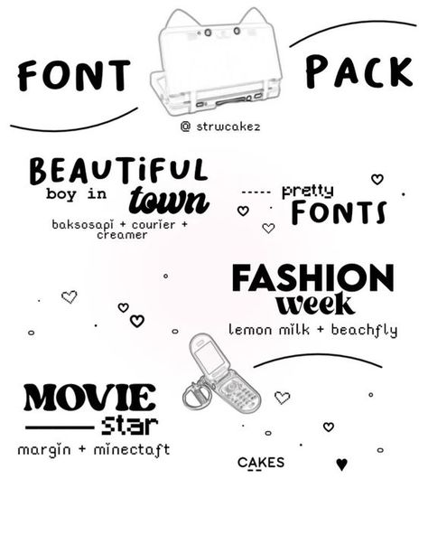 ♡ㅤ ⏜ㅤㅤ⬭ 𓈒ㅤㅤ𝟢͟𝟣͟𝟢͟𝟵 Da Font Font Combinations, Cute Font Combinations, Dafont Fonts Best Combinations, Font Combos Dafont, Dafont Fonts, Font Combination, Paint Font, Cute Text Symbols, Font Pack