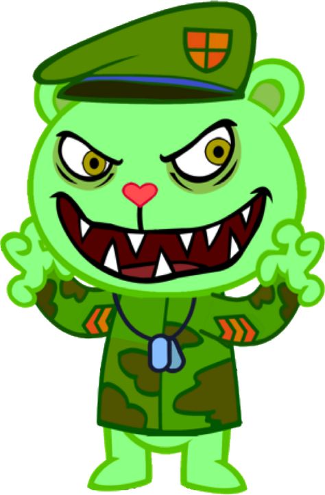 Don't let any monster get you! Flippy Htf, Happy Tree Friends Flippy, Text Logo Design, Happy Tree, Forest Creatures, Happy Friends, Dora The Explorer, Three Friends, World Of Gumball