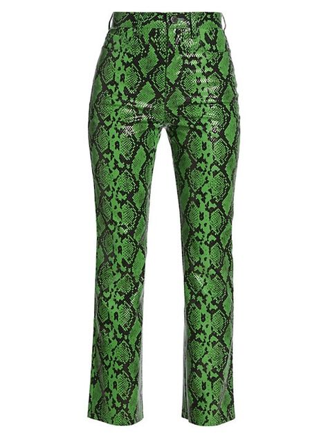 Natty Faux Snakeskin Pants Colourful Closet, Snakeskin Pants, Music Videos Ideas, Outfits Concert, Edgy Glam, Vinyl Vintage, Cute Shoes Heels, Simon Miller, Fantasy Wardrobe