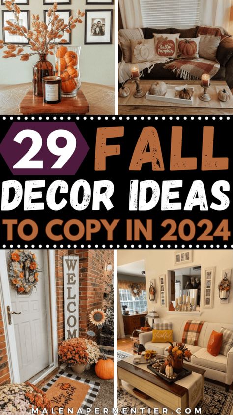 Fall Bedside Table Decor, Hear Styles, Home Fall Decor, Home Decor Ideas Kitchen, Cozy Up Your Home, Wallpapers Home, Quotes Home, Easy Fall Decor, Home Decor Painting