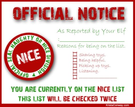 elf on the shelf note card templates | 17. Elf on the Shelf Nice List Certificate {free printable} ~ Fill out ... Elf Stuff, Elf Shenanigans, Note Card Template, Nice List Certificate, Santa Letter Template, Santa Letter Printable, Elf Letters, Santa's Nice List, Elf Antics