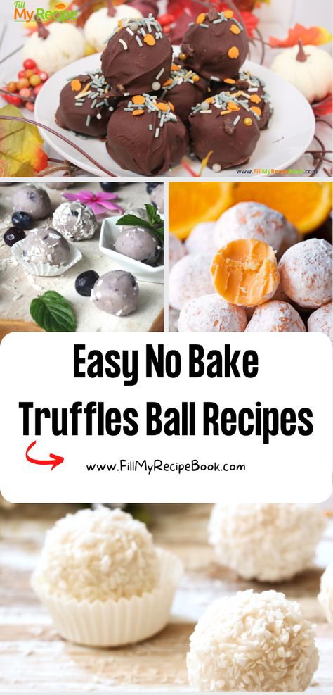 Easy no bake Truffles Ball Recipes ideas to create. Homemade snacks that are made with chocolate, oreo cookies, raspberry and blueberries. Cookie Dough Truffles No Bake, Dark Chocolate Snacks, Truffles Easy No Bake, Healthy Candy Recipes, Desserts Valentines Day, Cookies Raspberry, Chocolate Balls Recipe, Chocolate Oreo Cookies, Cookie Balls Recipe