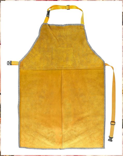 QWORK Leather Apron for Welding Work, Heat and Flame Resistant, Size 23x35 Inches Blacksmith Protective or Safety Clothing, Woodworking/Home Improvement/Heavy Duty Work Welding Apron, Woodworking Apron, Branded Aprons, Work Apron, Work Aprons, Bbq Apron, Leather Apron, Safety Clothing, Aprons For Men