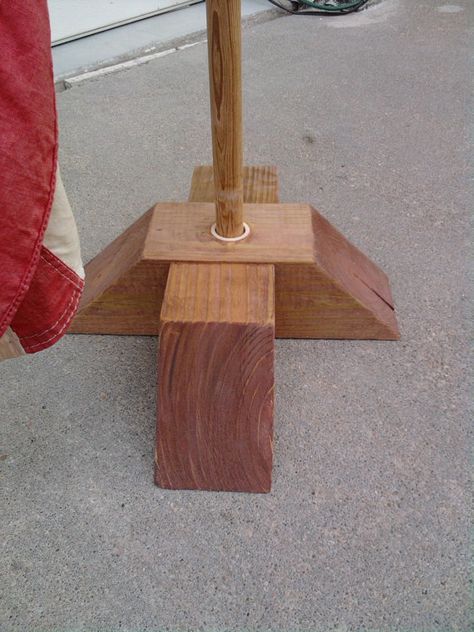 WOODEN FLAG STAND Portable and will Withstand by karneskreations Diy Flag Pole, Flag Pole Landscaping, Wooden Flag Pole, Diy Flag, Handmade Flags, Flag Pole Stand, Pole Stand, Flag Holder, Wooden Flag