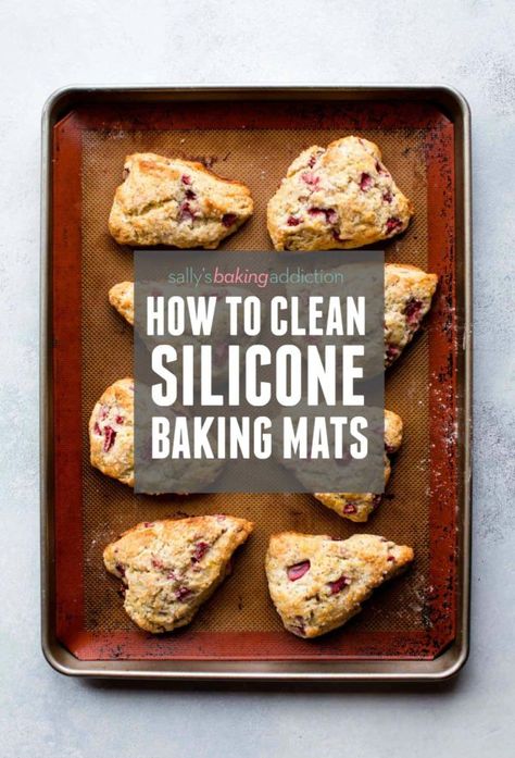 How to Clean Your Silicone Baking Mats | Sally's Baking Addiction Roll Out Sugar Cookies, Sallys Baking, Clean Baking, Silicone Baking Sheet, Homemade Soft Pretzels, Sally's Baking, Silicon Utensils, Sugar Cookie Dough, Baking Cookies